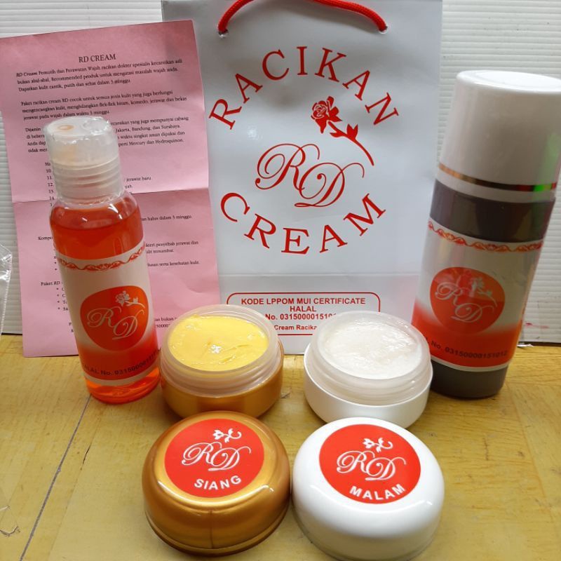 Jual PAKET CREAM RACIKAN RD ORI 4IN1 | Shopee Indonesia