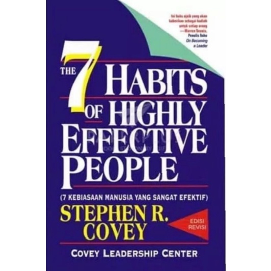 Jual The 7 Habits Highly Effective People ( Kebiasaan Manusia) | Shopee ...