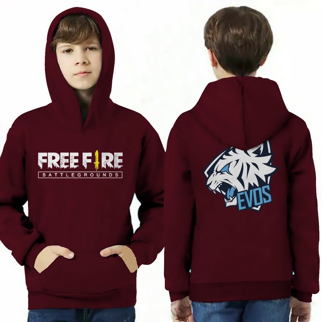 Jaket hoodie free outlet fire