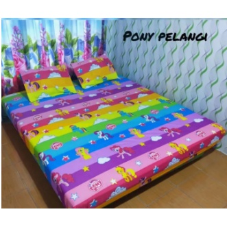 Jual sarung kasur busa resleting PREMIUM motif unicorn | all size ...