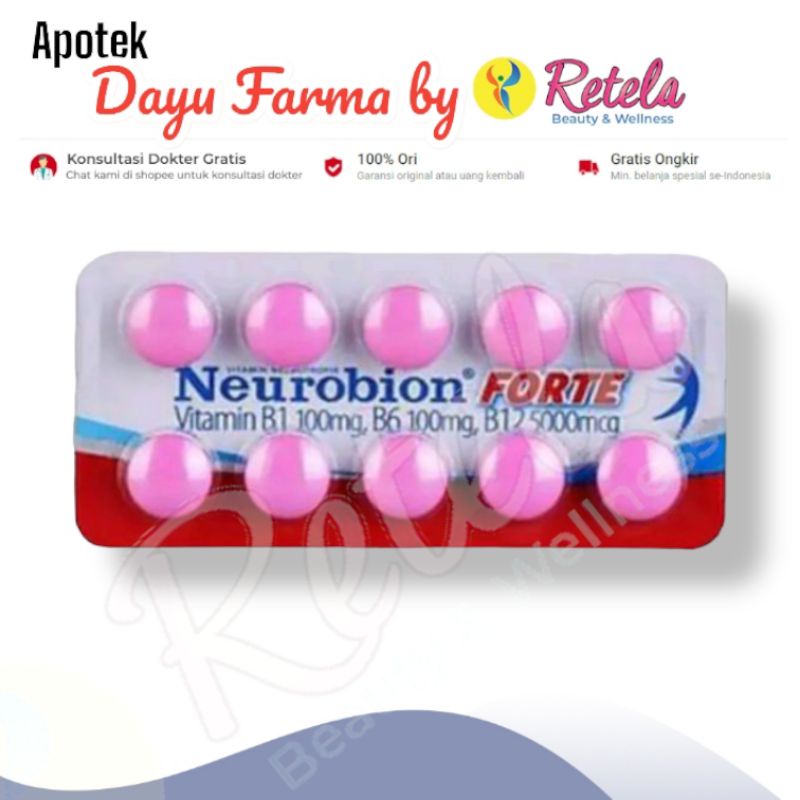 Jual NEUROBION FORTE 10 TABLET | Shopee Indonesia