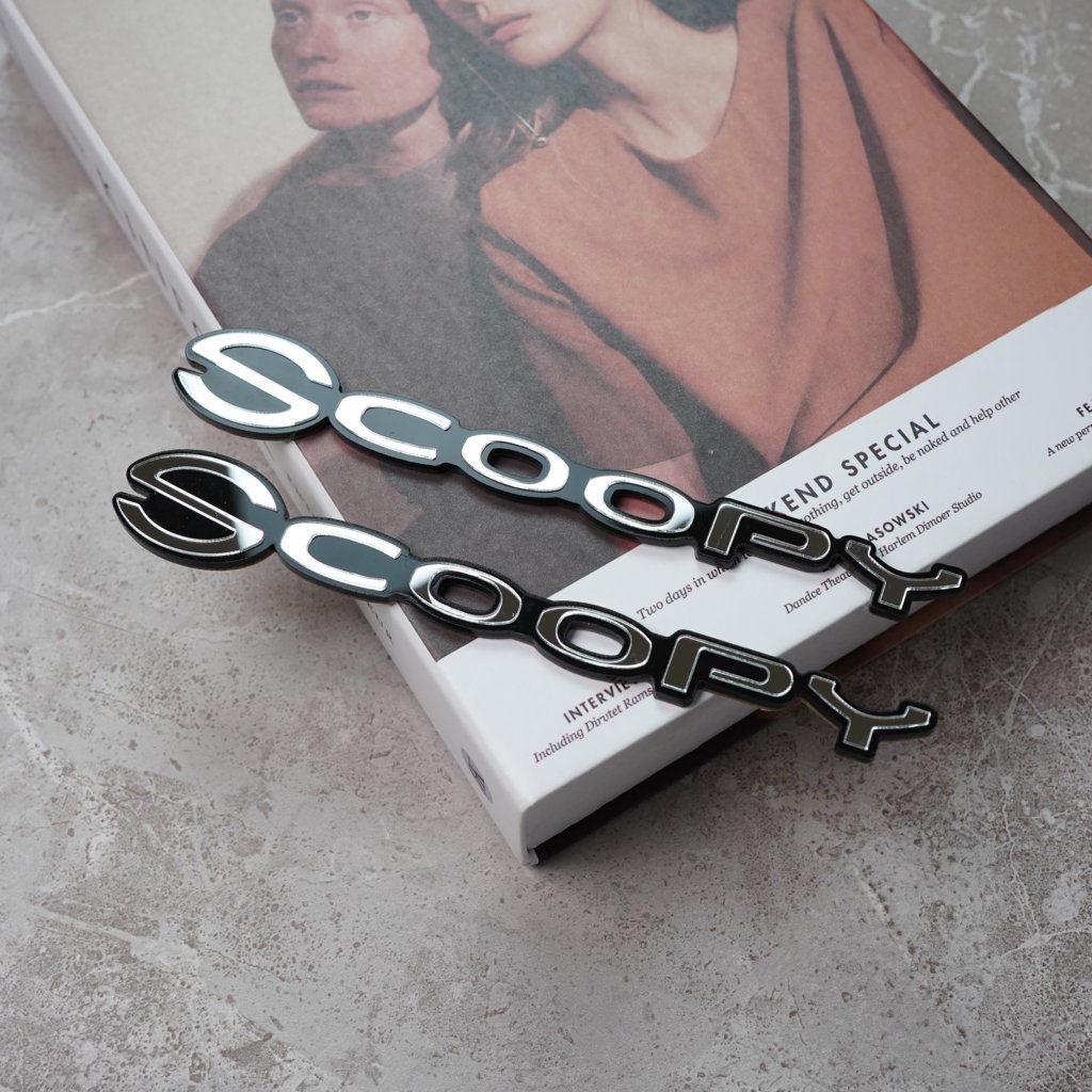 Jual EMBLEM SCOOPY LOGO SCOOPY 3D TIMBUL BUKAN STIKER ATAU STICKER ...