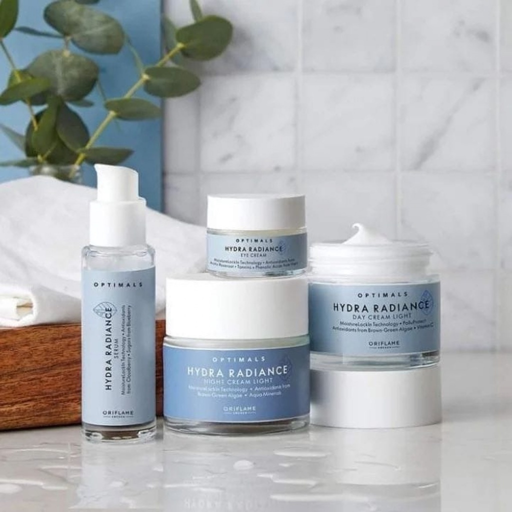 Jual Optimals Hydra Radiance Light eye, day, night cream, serum skin