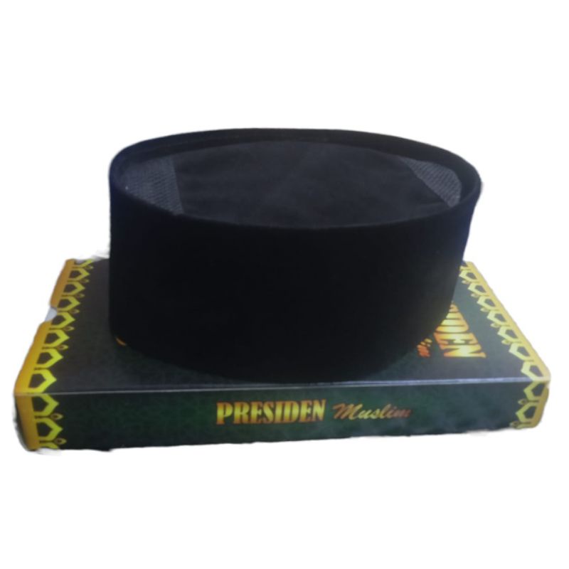 Jual PECI KOPEAH SONGKOK HITAM POLOS/PECI NASIONAL | Shopee Indonesia