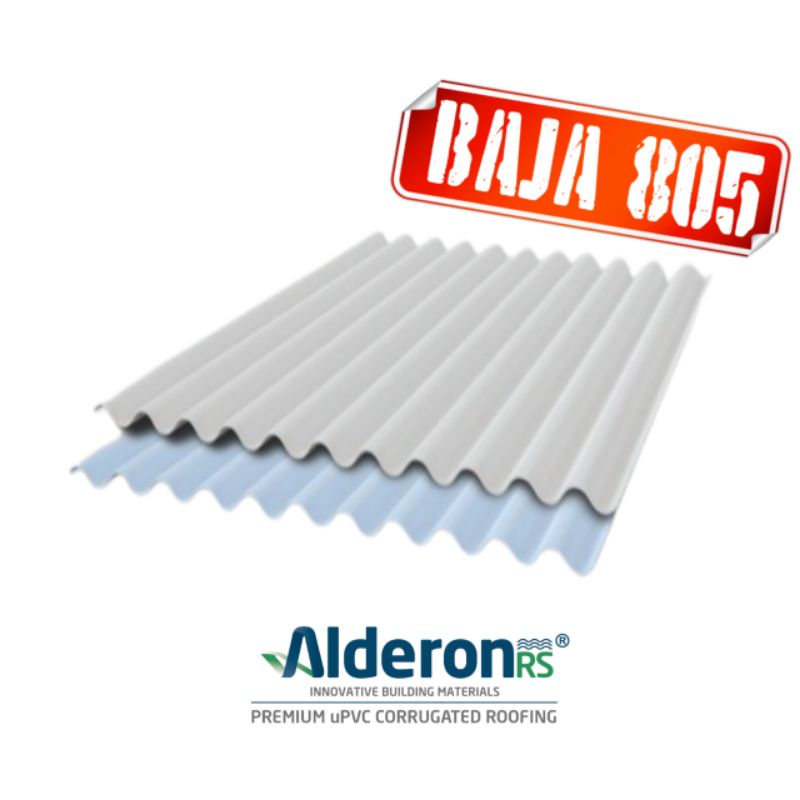 Jual Atap Upvc Alderon Rs Roma Mtr Putih Shopee Indonesia