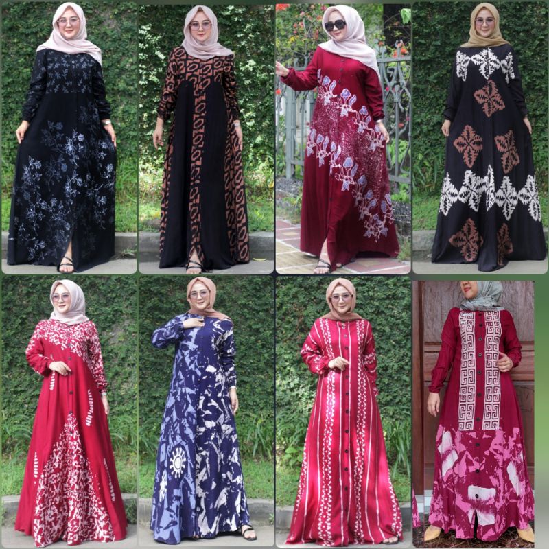 Jual Gamis Twill Ori Terbaru Best Seller Kancing Slim Allsize Ld Cm Pj Cm By Batik