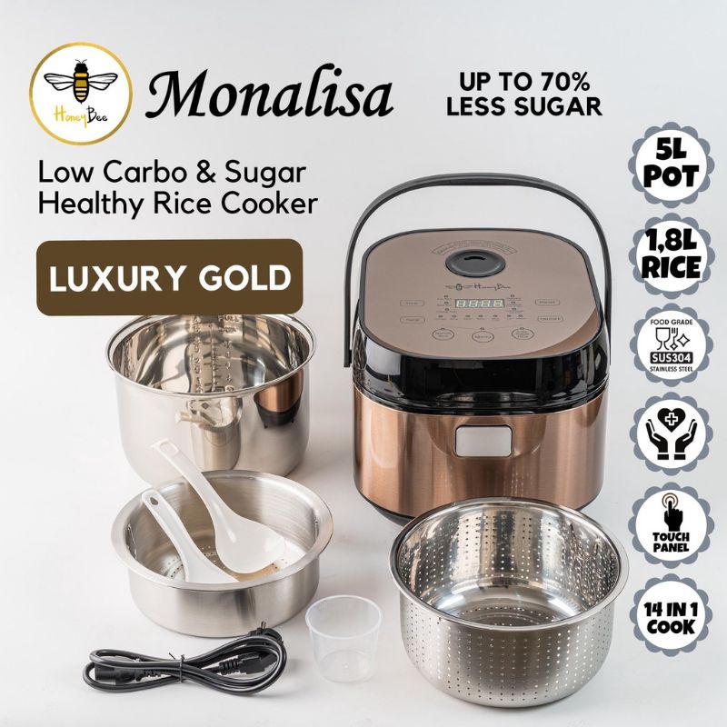 Jual rice cooker low carbo honey bee | Shopee Indonesia