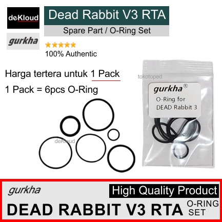 Jual O-Ring Set for Dead Rabbit V3 RTA | karet seal sil oring silikon ...