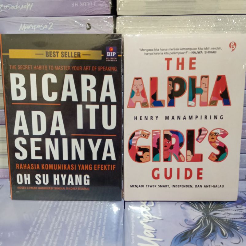 Jual PAKET 2 BUKU THE ALPHA GIRL'S GUIDE + BICARA ITU ADA SENINYA ...