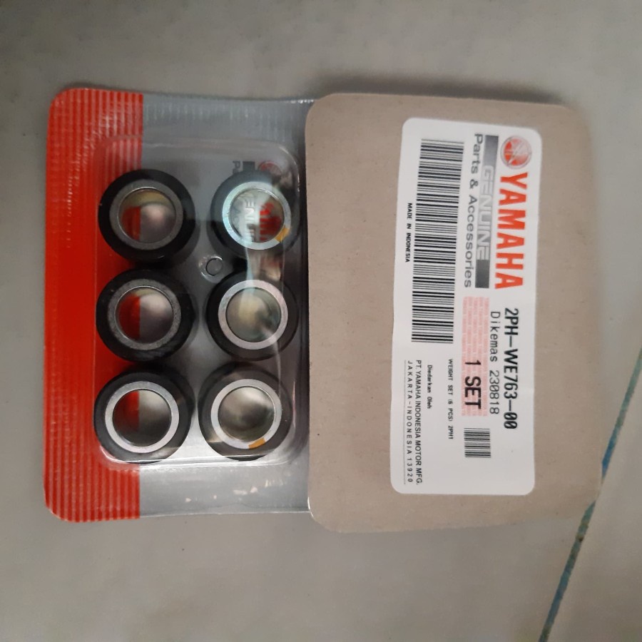 Jual Roller Weight Set Mio 125 M3 Original Yamaha 2PH-WE763-00