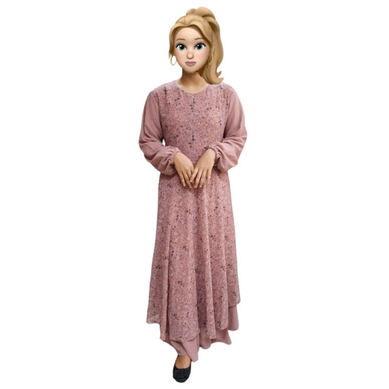 off the shoulder ruffle midi dress Endless Rose