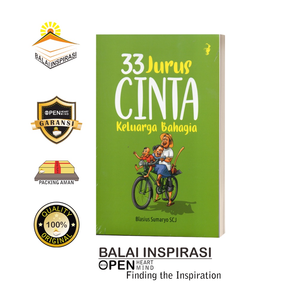 Jual Buku Bacaan Keluarga 33 Jurus Cinta Keluarga Bahagia | Shopee