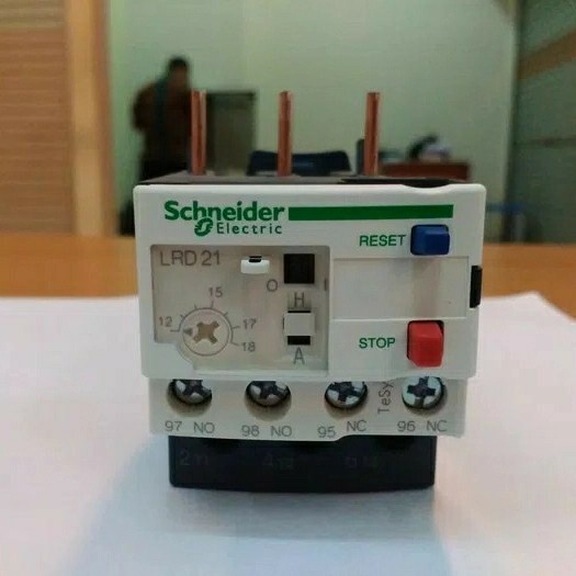 Jual Komponen Listrik Thermal Overload Schneider Lrd21 12-18A | Shopee ...