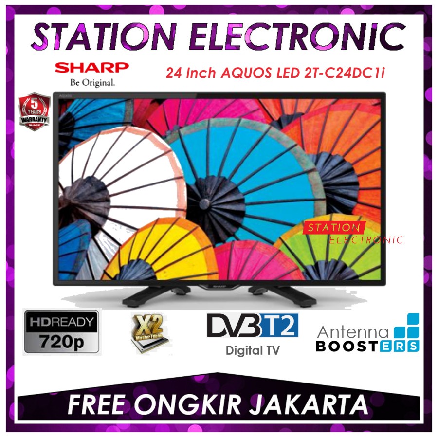 Jual LED TV Sharp 24 Inch 2T-C24Dc - Digital Tv 24DC | Shopee Indonesia