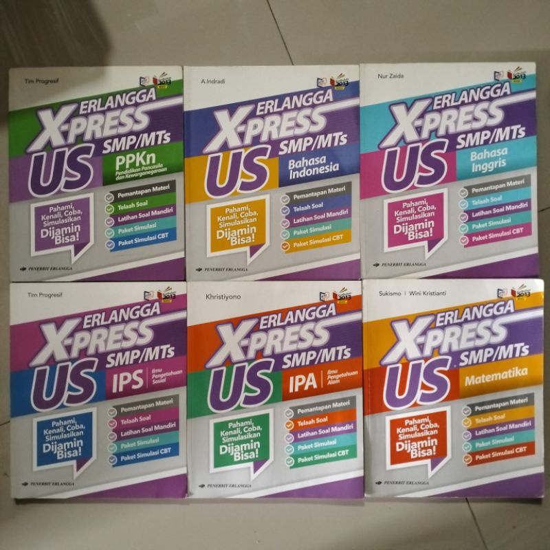 Jual ORIGINAL BUKU ERLANGGA X-PRESS US MATEMATIKA IPA ILMU PENGETAHUAN ...