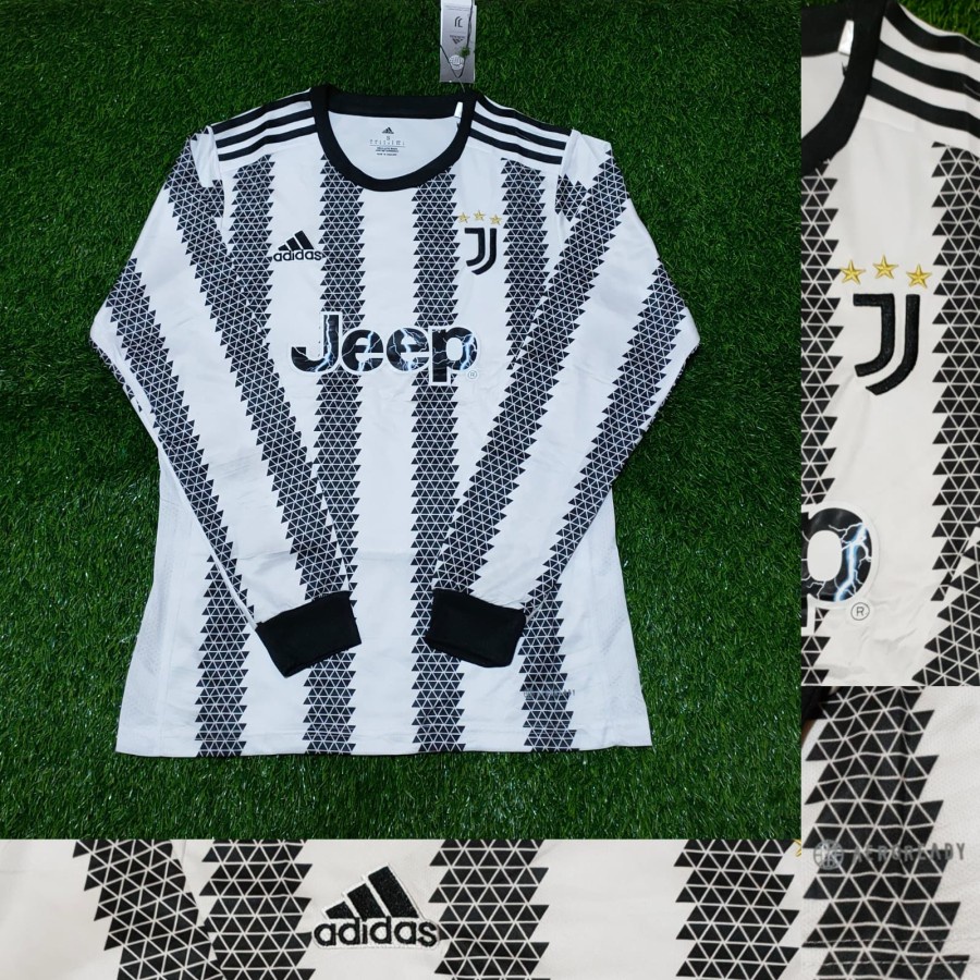 Jual Jersey Juventus Home Long Sleeve 2022/2023 / Jersey Juventus Home