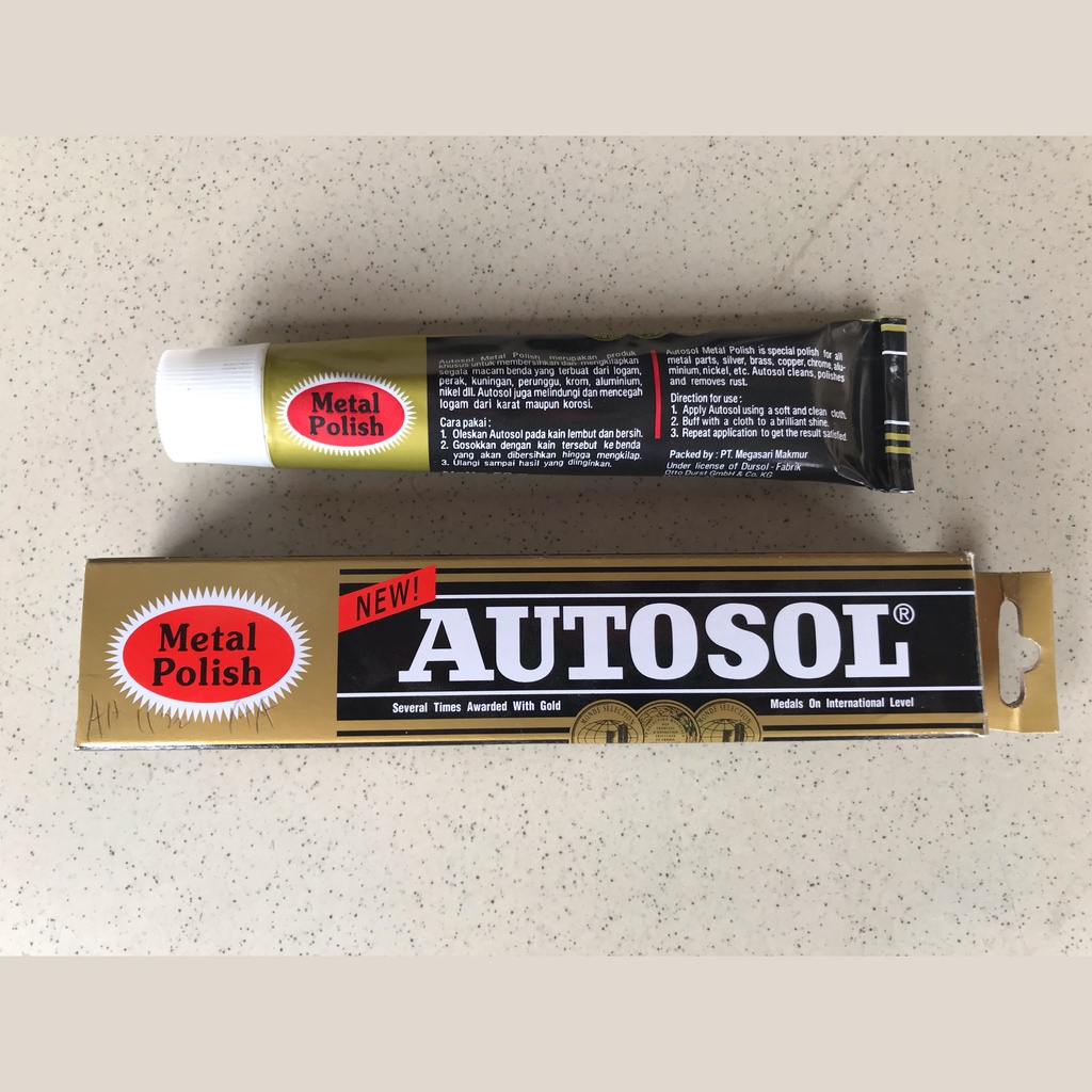 Jual Autosol Metal Polish Pembersih Dan Pengkilap Logam 50gr Shopee