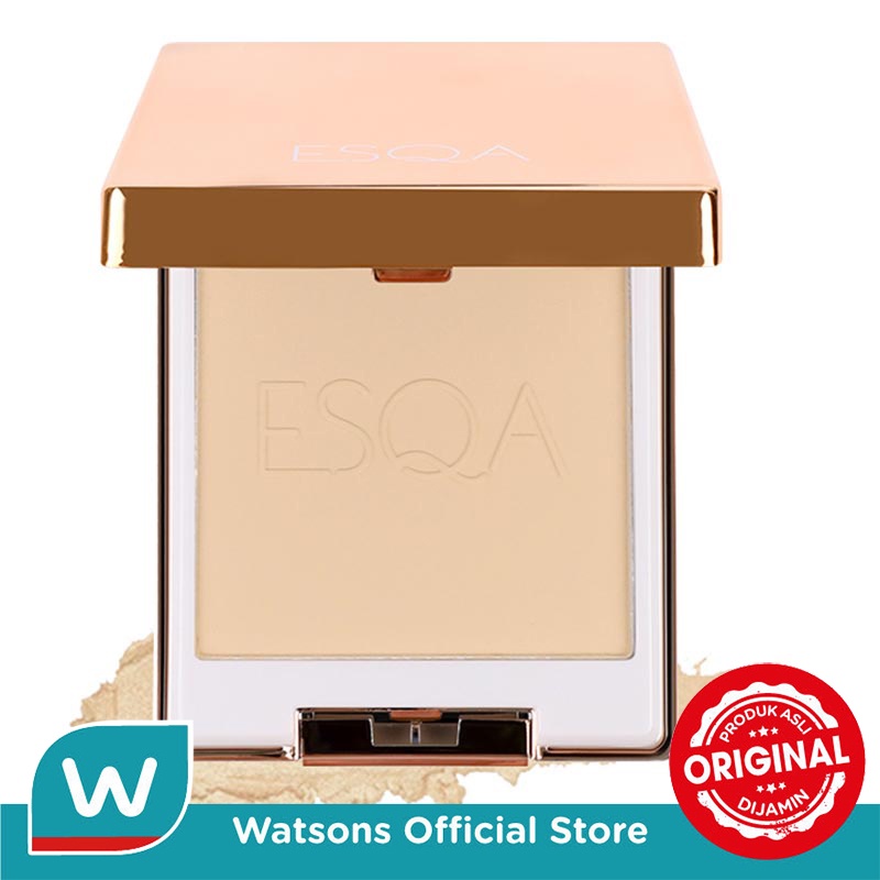 Jual Esqa Flawless Powder Foundation Custard 6.5 g Shopee Indonesia