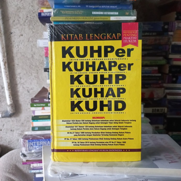 Jual Buku Buku Kuhper Kuhaper Kuhp Kuhap Kuhd Ori | Shopee Indonesia