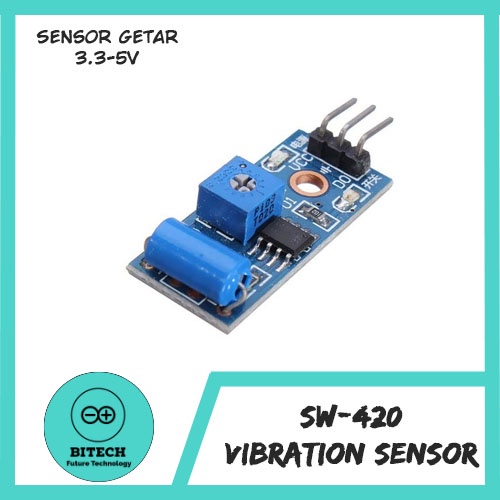 Jual Vibration Sensor Module SW-420 (Sensor Getaran, Sensor Gempa ...