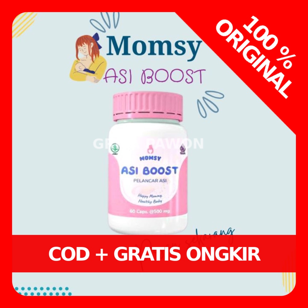 Jual Momsy Pelancar Susu Asi Booster Menyusui Isi 60 Kapsul Jamu Halal