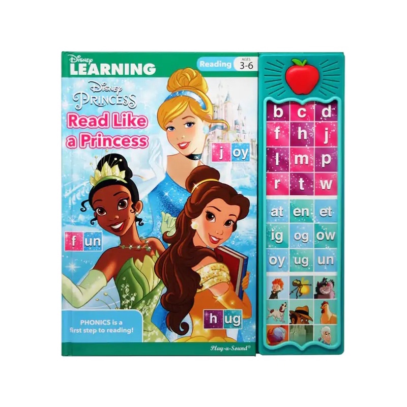 Jual soundbook disney learning disney princess read like a princess ...