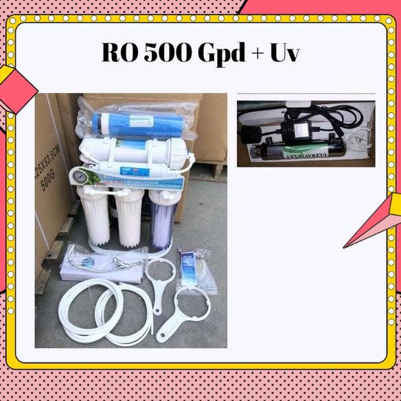 Jual Mesin Reverse Osmosis Gpd Uv Step Mesin Ro Step Uv Aquafilt Shopee Indonesia