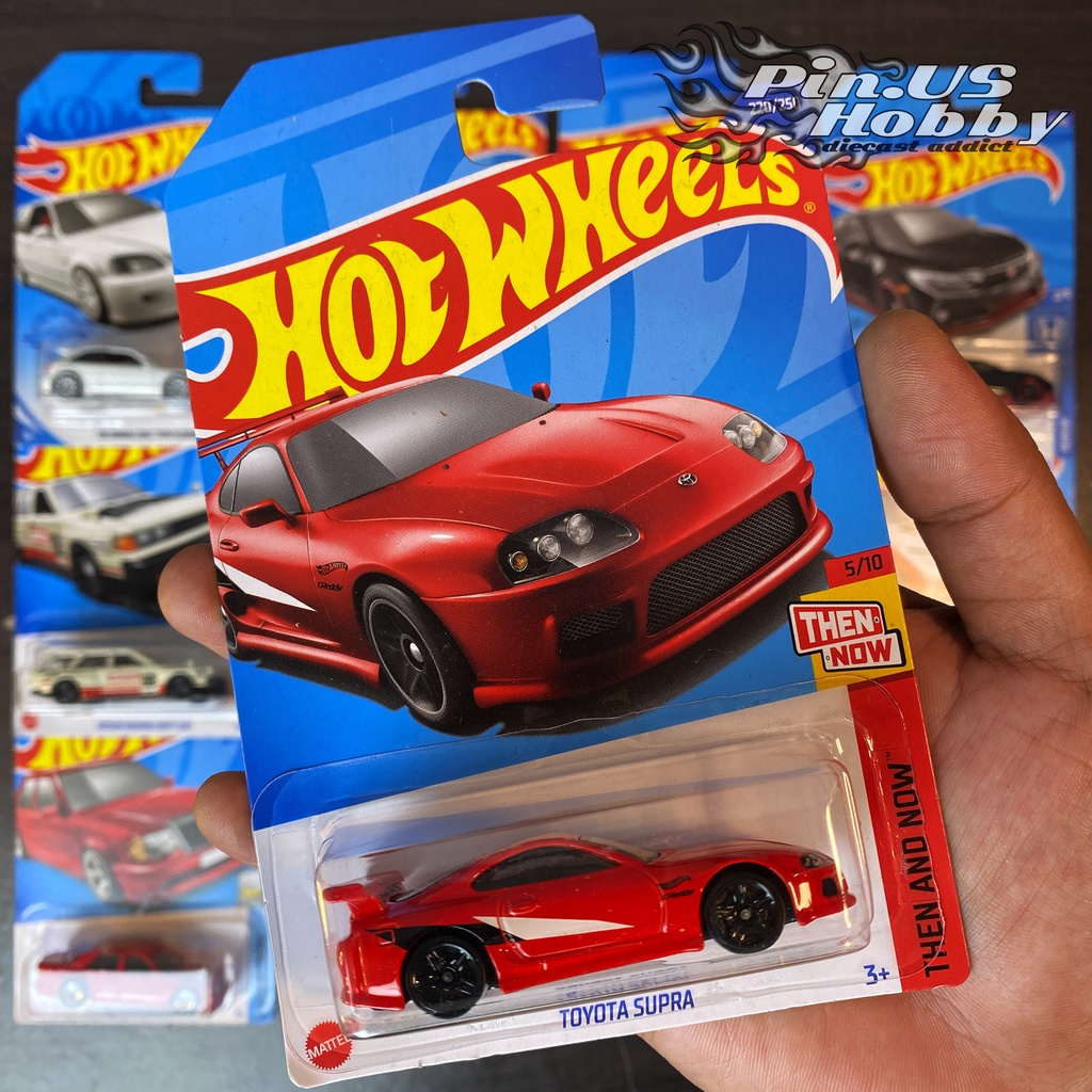 Xe Mô Hình Hot Wheels Pearl & Chrome 2024 Toyota Supra, Nissan, Tooned