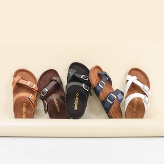 MiNiMiMO By ANES Sandal Kulit Wanita dan Pria - MF 002
