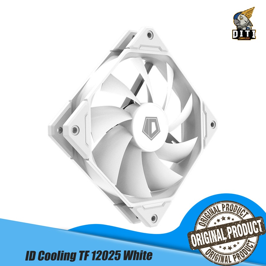 Jual ID-COOLING TF-12025-SW 120mm White LED PWM Fan | Shopee Indonesia
