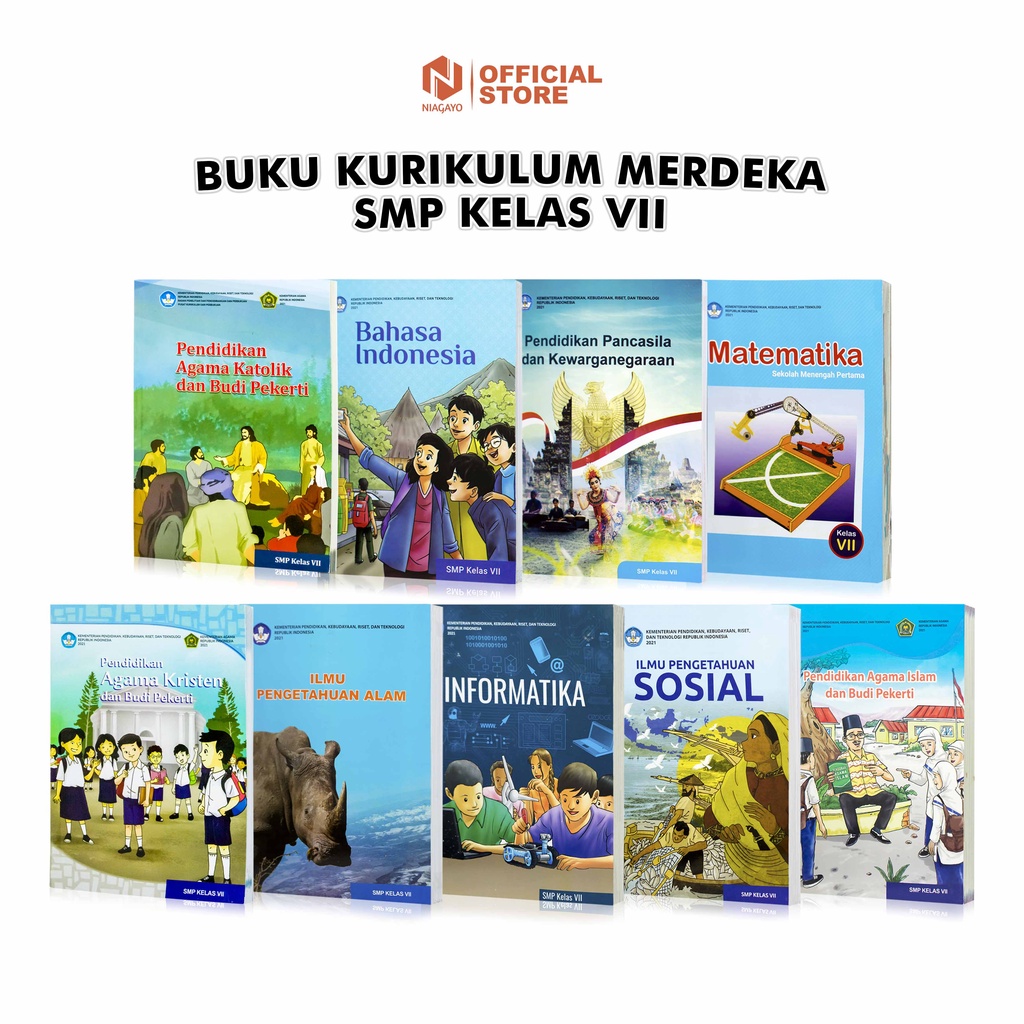 Jual Buku Pendidikan SMP Kurikulum Merdeka Kelas VII - Matematika ...