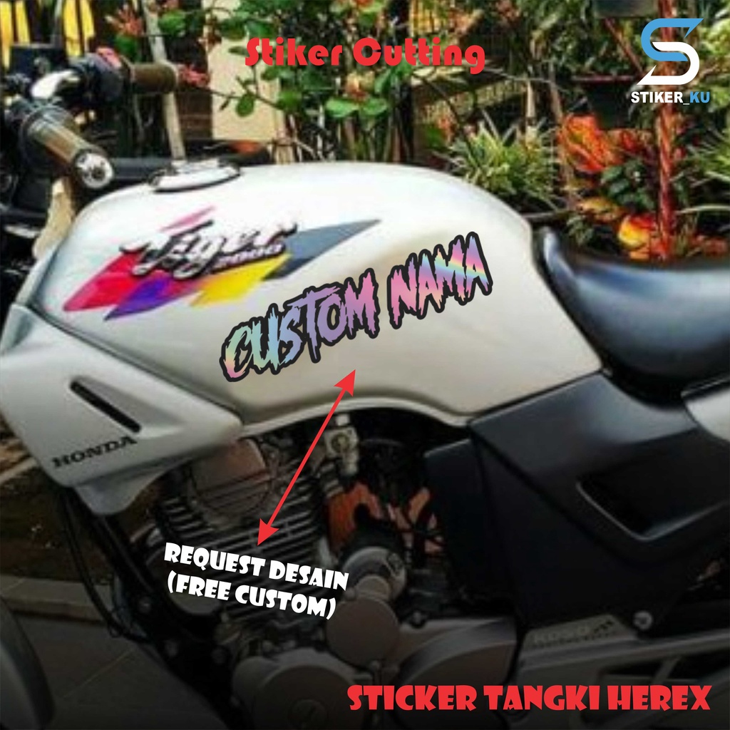 Jual Sticker stiker cutting tangki herex hologram dan hologram list ...