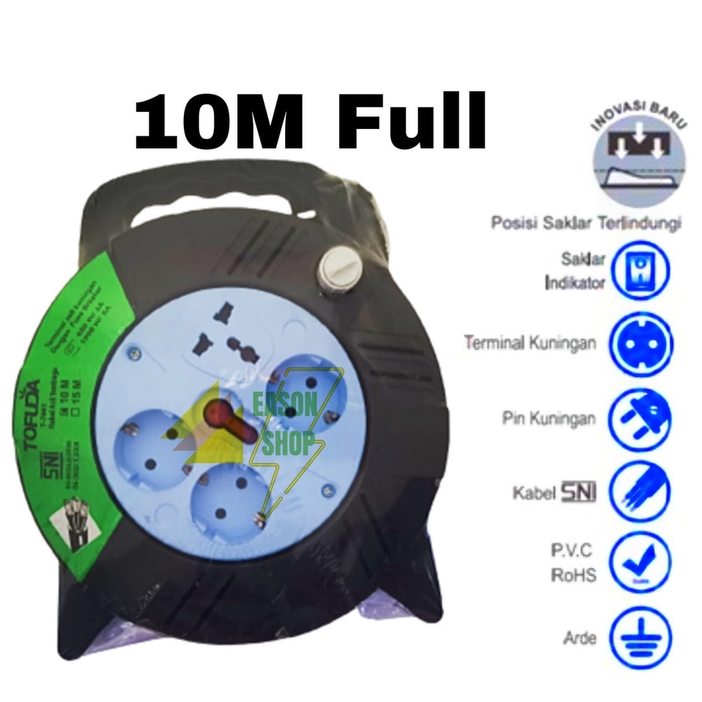 Jual stop kontak/roll kabel /sambungan colokan listrik/terminal colokan ...