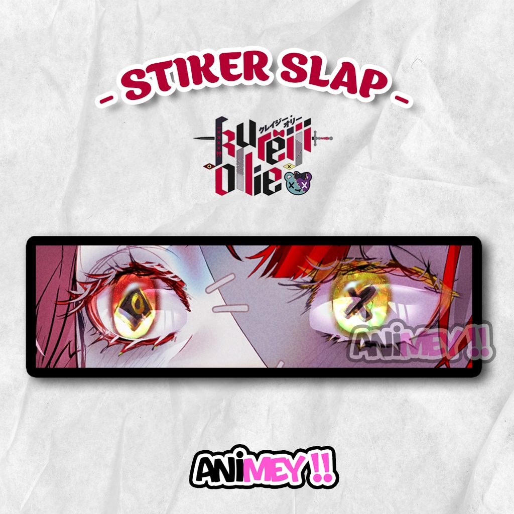 Jual Stiker Slap Kureiji Ollie Hololive / Sticker Anime Waterproof ...