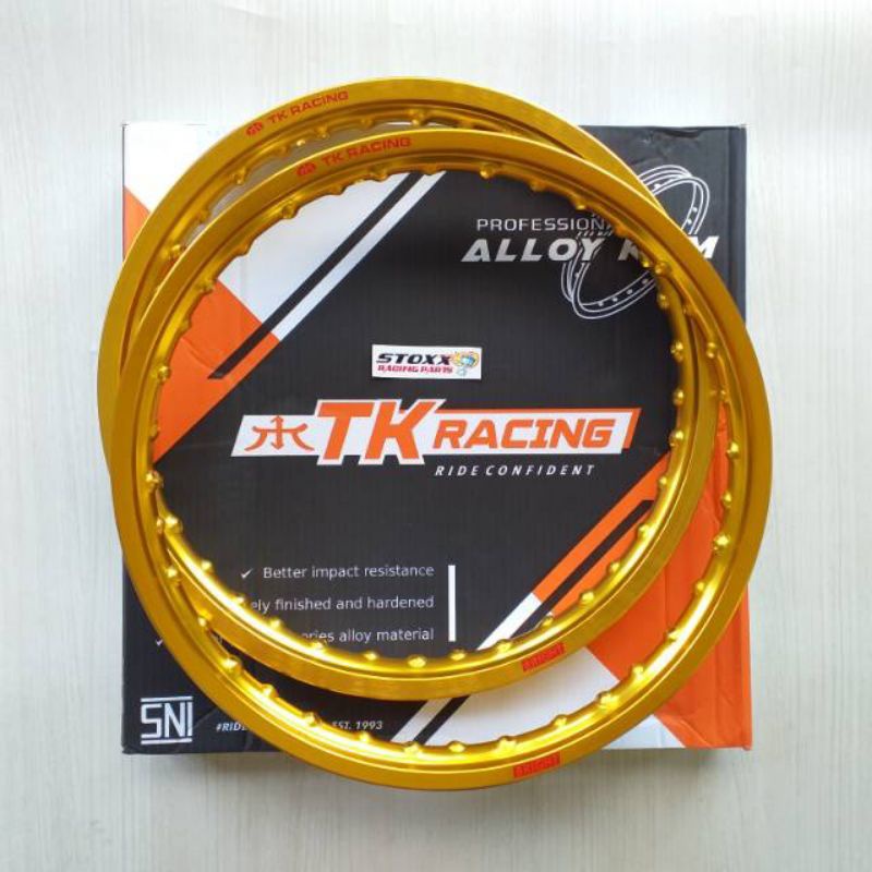 Jual Velg Tk Racing Gold Veleg Motor Ukuran Ring Pelek Tk Racing Pelk Motor Variasi