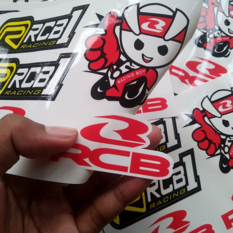Jual Stiker Pack RCB 1 Racing, Racing Boy - isi 5 pcs | Shopee Indonesia