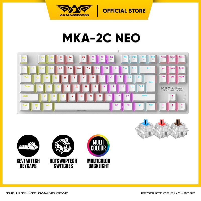 Jual Armaggeddon Keyboard Mechanical Gaming MKA-2C NEO Psychraven ...