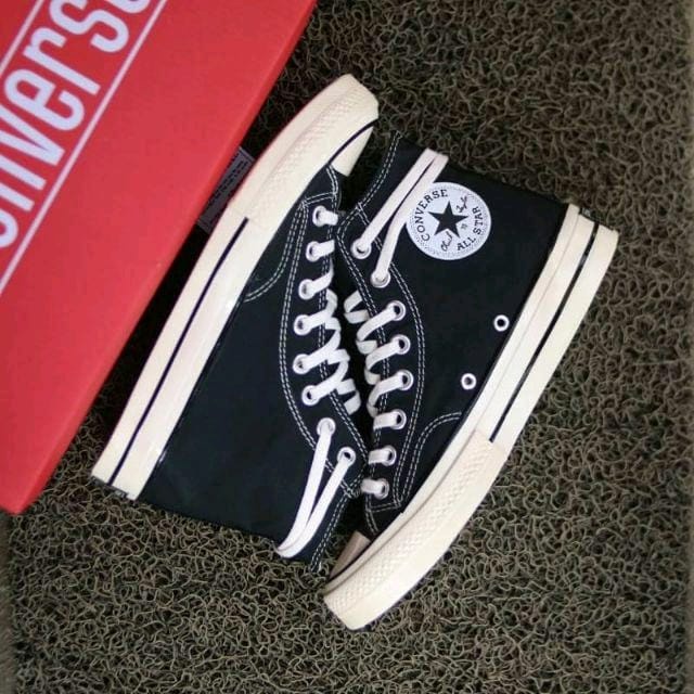 Converse 70s black egret dan outlet biasa