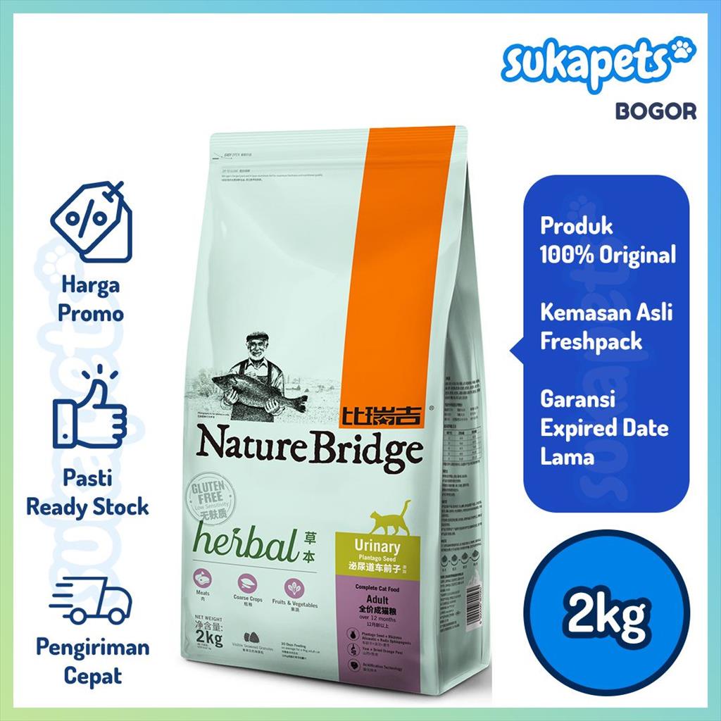Jual Nature Bridge Urinary Care Cat Food 2kg Shopee Indonesia