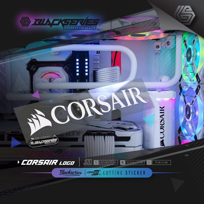 Jual Skin Stiker Corsair Cutting Stiker Pc Corsair | Shopee Indonesia