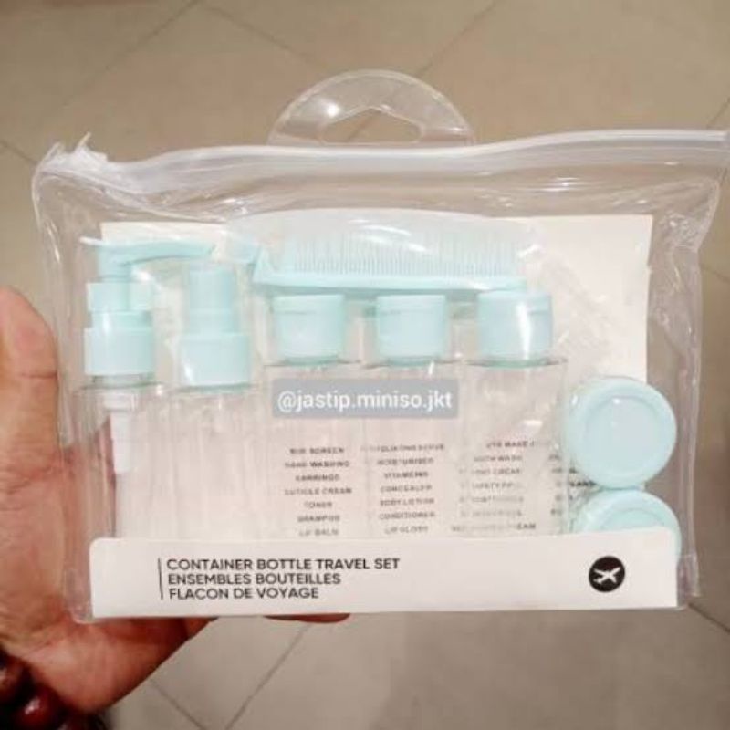 Jual Miniso Bottle Travel Set 11 pcs Shopee Indonesia
