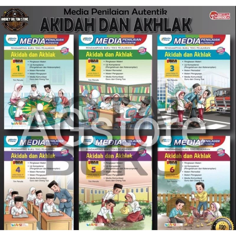 Jual Buku Media Penilaian Autentik Akidah Akhlak Kelas 1 2 3 4 5 6 ...