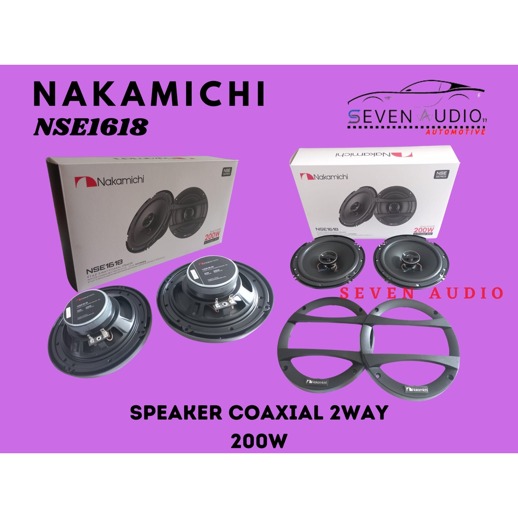 Jual Speaker Coaxial Nakamichi 6 Inch NSE 1618 2WAYS Speaker Pintu
