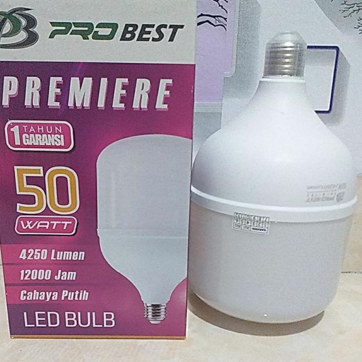 Jual Ail656 Bohlam Lampu Led Capsule Jumbo 50 Watt Putih Probest