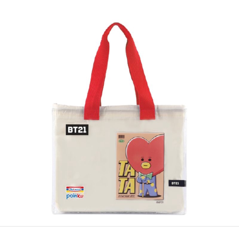 Jual TOTEBAG BOTTLE BT21 X INDOMARET POINKU / TAS TUMBLER LIMITED ...