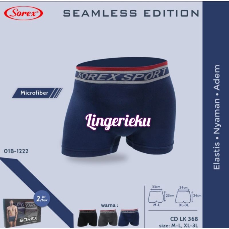 Jual Sorex 368 CD Celana Dalam Pria Sport Model Boxer Terbaru | Shopee