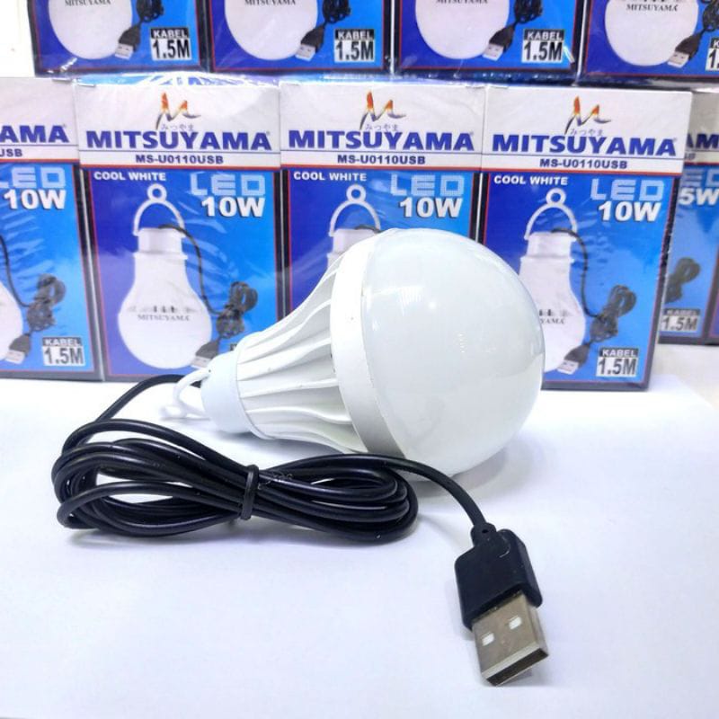 Jual Lampu Bohlam Led Usb Mitsuyama Emergency Lampu Darurat Kabel Wat Shopee Indonesia