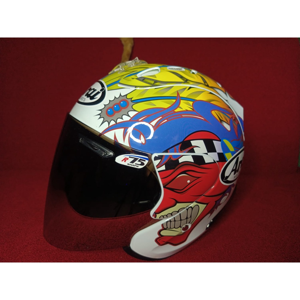 Jual helm scott vz ram russel white russle putih vzram terbaru busa tsr ...