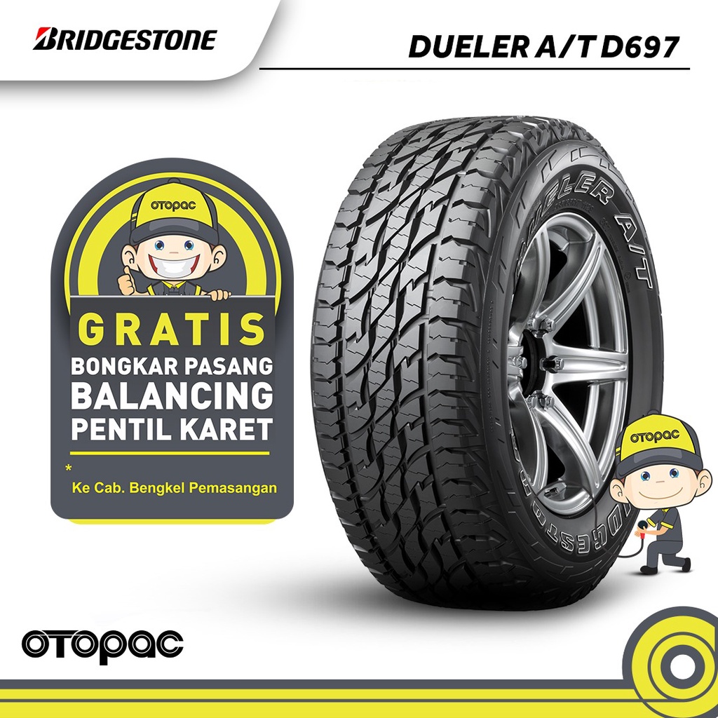 Jual Ban mobil Bridgestone Dueler A/T D697 265/65 R17 | Shopee Indonesia