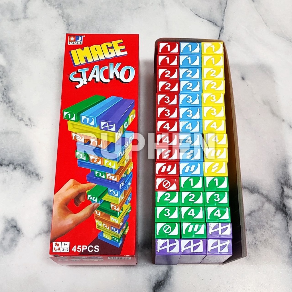 Jual Image Stacko Mainan Anak Balok Stako Lokal | Shopee Indonesia
